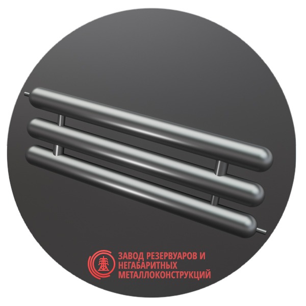 Регистры отопления трехрядные РСЭ-3x57x2.0-6000 мм