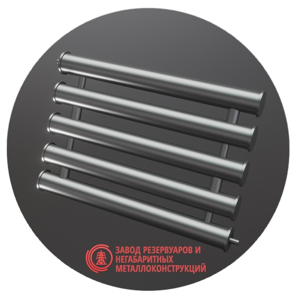 Регистры отопления пятирядные РСП-5x159x4.0-2000 мм
