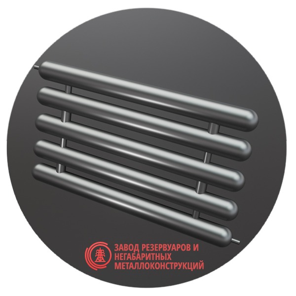 Регистры отопления пятирядные РСЭ-5x114x4.0-11000 мм
