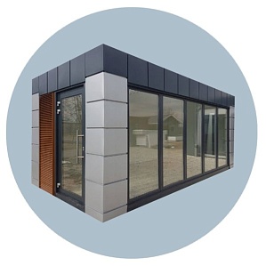 Торговый павильон с рекламным коробом 7000х3000 мм